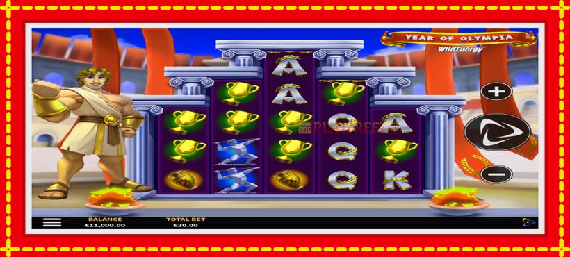 Slot machine Year of Olympia with access to free game online, picture 2