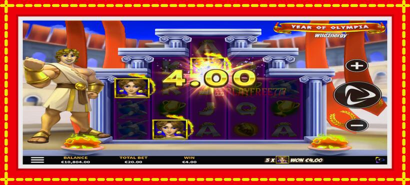 Slot machine Year of Olympia with access to free game online, picture 3