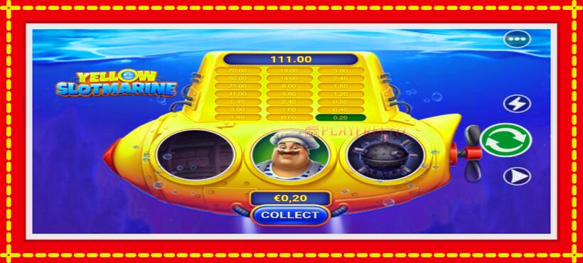 Slot machine Yellow Slotmarine with access to free game online, picture 2