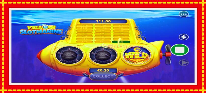 Slot machine Yellow Slotmarine with access to free game online, picture 3