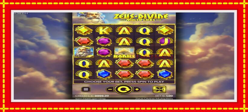 Slot machine Zeus Divine Multipliers with access to free game online, picture 2