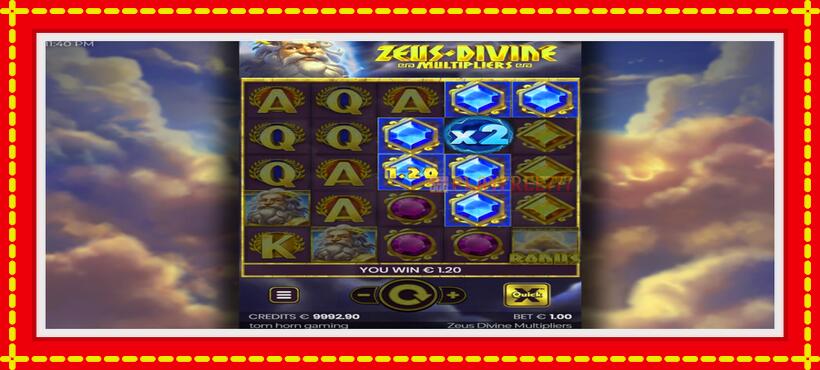 Slot machine Zeus Divine Multipliers with access to free game online, picture 3