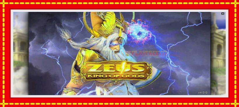 Slot machine Zeus King of Gods with access to free game online, picture 1