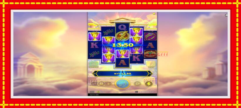 Slot machine Zeus Rise with access to free game online, picture 2