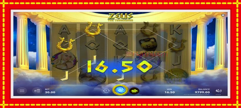 Slot machine Zeus The Thunderer with access to free game online, picture 3