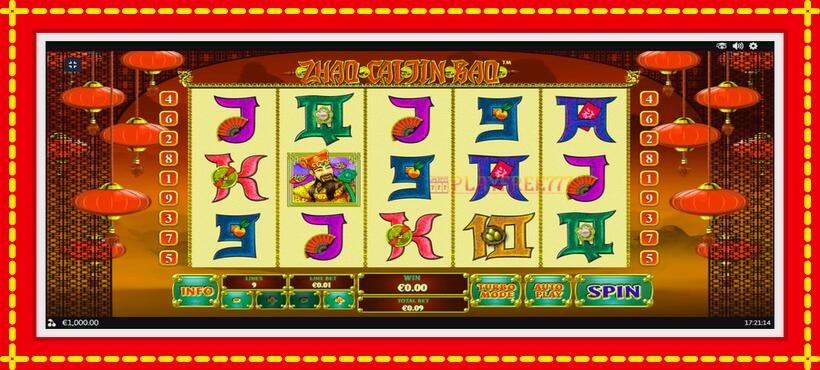 Slot machine Zhao Cai Jin Bao with access to free game online, picture 1