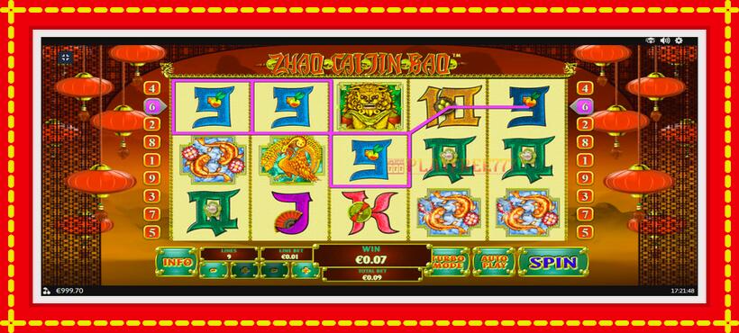 Slot machine Zhao Cai Jin Bao with access to free game online, picture 3