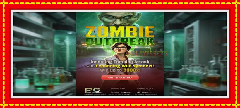 Slot machine Zombie Outbreak with access to free game online, picture 1