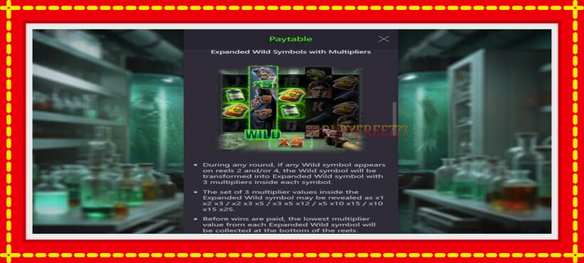 Slot machine Zombie Outbreak with access to free game online, picture 5