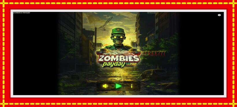 Slot machine Zombies Payday with access to free game online, picture 1