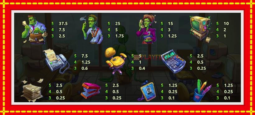 Slot machine Zombolics with access to free game online, picture 5