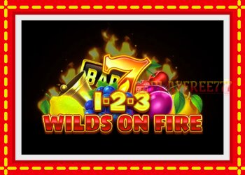 Slot machine 1-2-3 Wilds on Fire with free online game