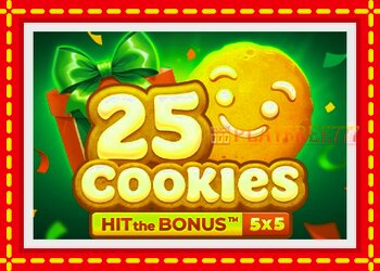 Slot machine 25 Cookies: Hit the Bonus with free online game