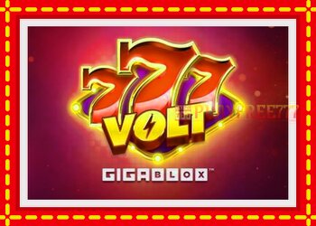 Slot machine 777 Volt GigaBlox with free online game