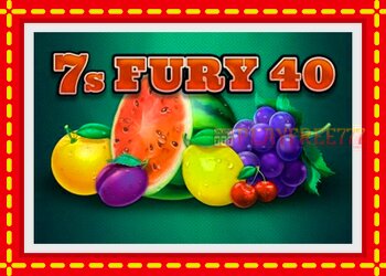 Slot machine 7s Fury 40 with free online game