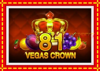 Slot machine 81 Vegas Crown with free online game