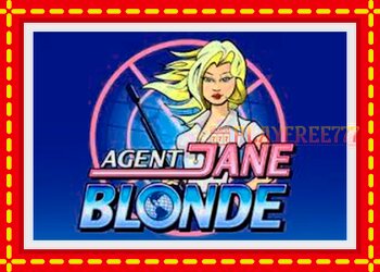 Slot machine Agent Jane Blonde with free online game