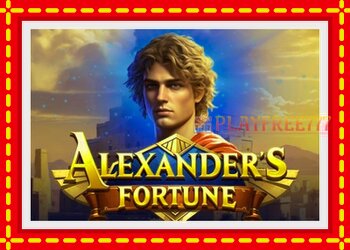 Slot machine Alexanders Fortune with free online game