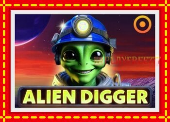 Slot machine Alien Digger with free online game