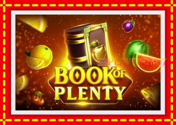 Slot machine Book of Plenty with free online game