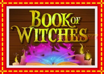 Slot machine Book of Witches with free online game