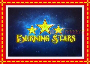 Slot machine Burning Stars with free online game