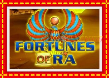 Slot machine Fortunes of Ra with free online game