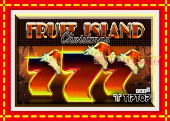 Slot machine Fruit Island Christmas with free online game