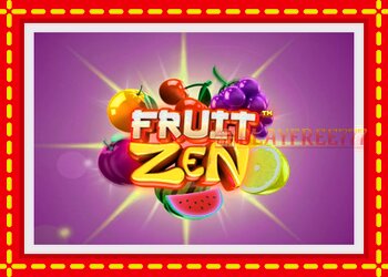 Slot machine Fruit Zen with free online game