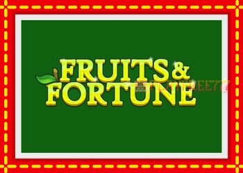 Slot machine Fruits & Fortune with free online game