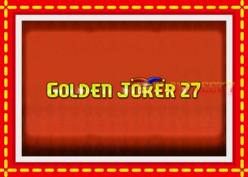 Slot machine Golden Joker 27 Hold & Win with free online game