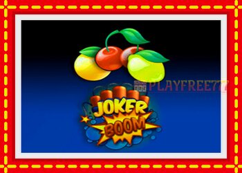 Slot machine Joker Boom with free online game