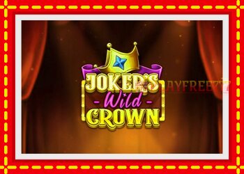 Slot machine Jokers Wild Crown with free online game