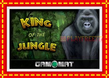 Slot machine King of the Jungle with free online game