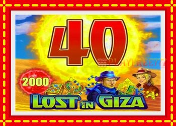 Slot machine Lost in Giza 40 with free online game