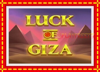 Slot machine Luck of Giza with free online game