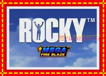 Slot machine Mega Fire Blaze: Rocky with free online game