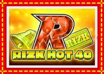 Slot machine Rizk Hot 40 with free online game