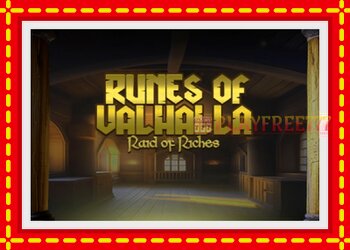 Slot machine Runes of Valhalla with free online game