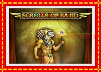 Slot machine Scrolls of RA with free online game