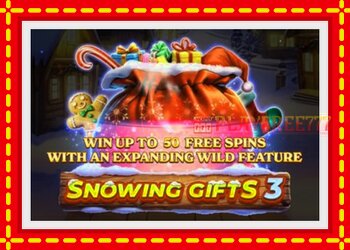 Slot machine Snowing Gifts 3 with free online game