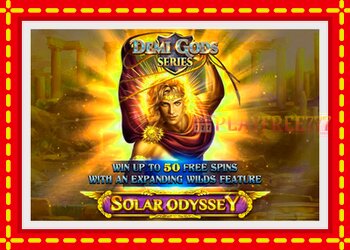 Slot machine Solar Odyssey with free online game