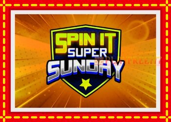 Slot machine Spin It Super Sunday with free online game