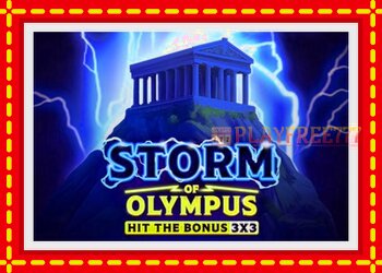 Slot machine Storm of Olympus with free online game