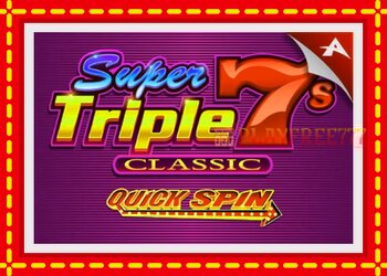 Slot machine Super Triple 7s Classic with free online game