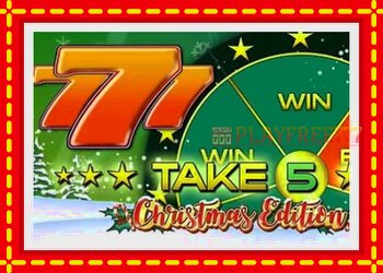 Slot machine Take 5 Christmas Edition with free online game