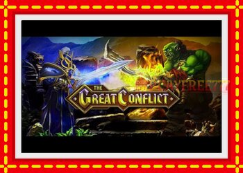 Slot machine The Great Conflict with free online game