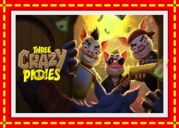 Slot machine Three Crazy Piggies with free online game