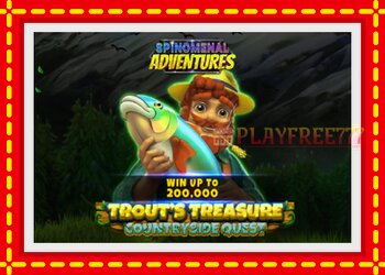 Slot machine Trouts Treasure Countryside Quest with free online game