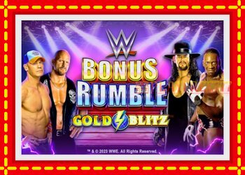 Slot machine WWE Bonus Rumble Gold Blitz with free online game